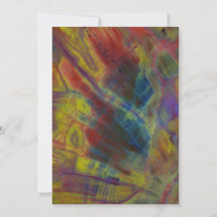 Petrified Wood Vertical Thank You Card