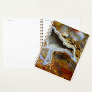 Petrified Wood With Crystals Planner