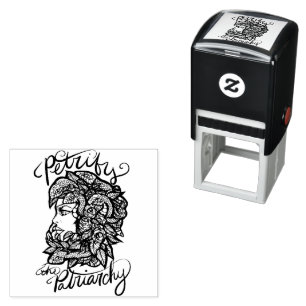 Petrify the Patriarchy Self-inking Stamp