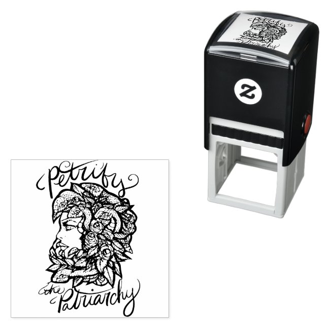 Petrify the Patriarchy Self-inking Stamp (In Situ)