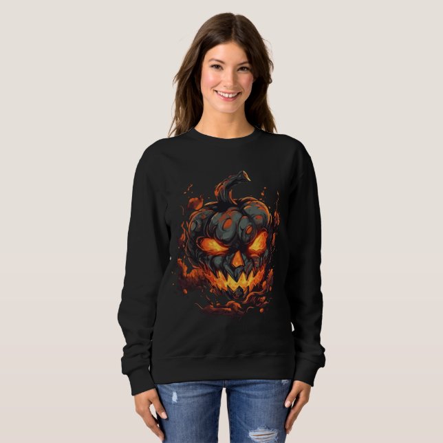  Petrifying Pumpkin Sweatshirt (Front Full)