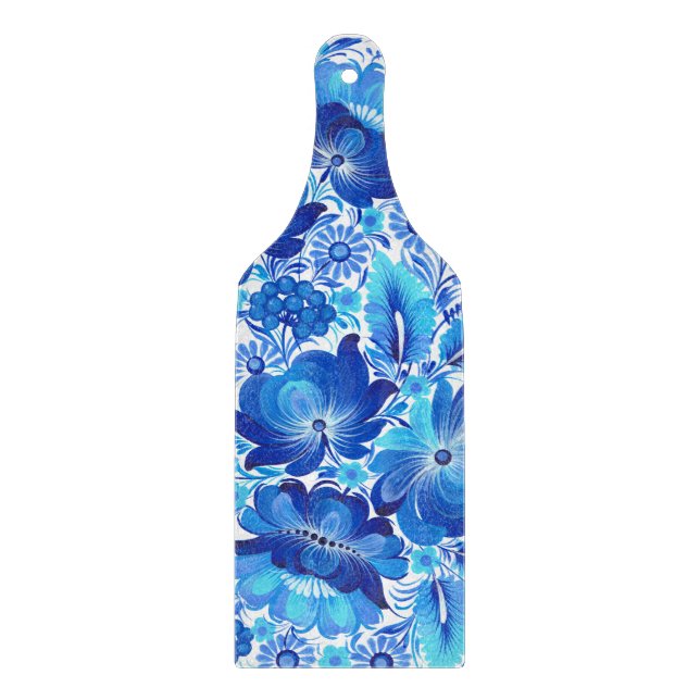 Petrikivka Ukrainian traditional folk art.  Cutting Board (Front)