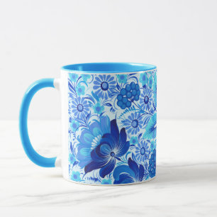 Petrikivka Ukrainian traditional folk art  Mug
