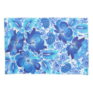 Petrikivka Ukrainian traditional folk art.  Pillowcase