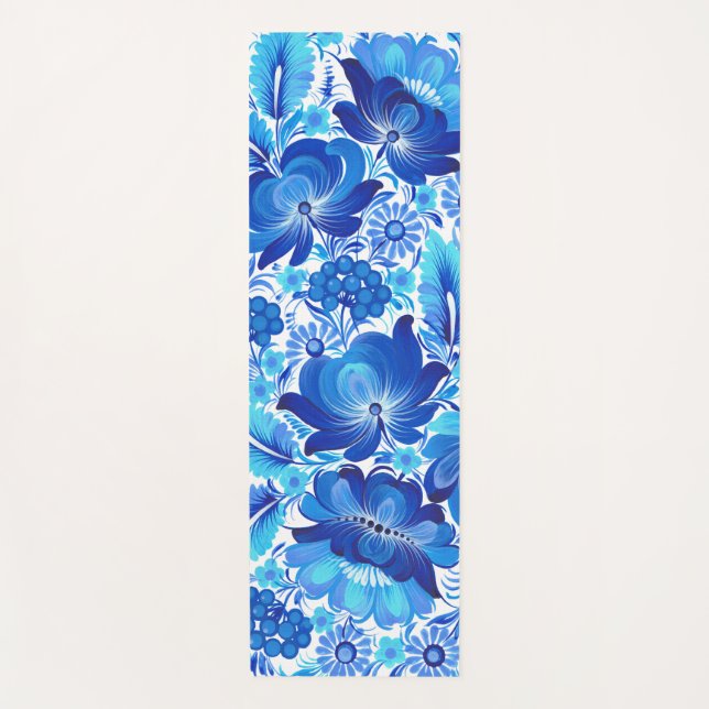Petrikivka Ukrainian traditional folk art. Yoga Mat (Front)