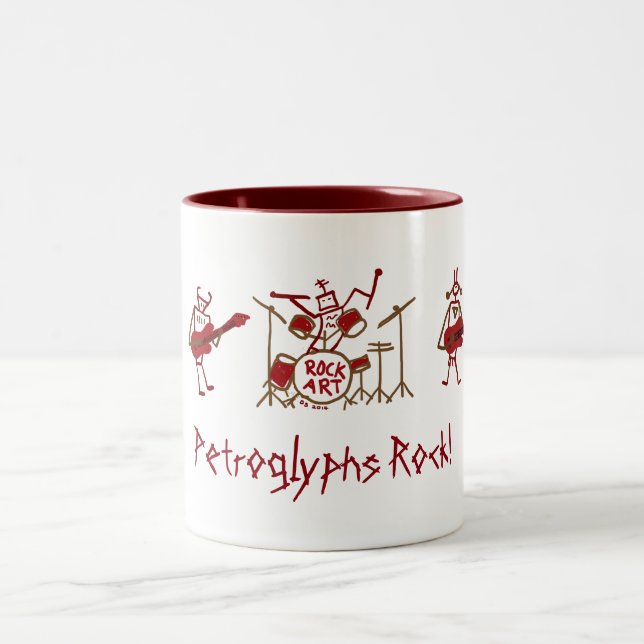 Petroglyhs Rock Band Mug (Center)