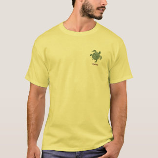 Petroglyph Hawaiian Green Sea Turtle T-Shirt