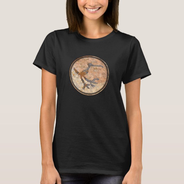 Petroglyph of a Bird T-Shirt (Front)