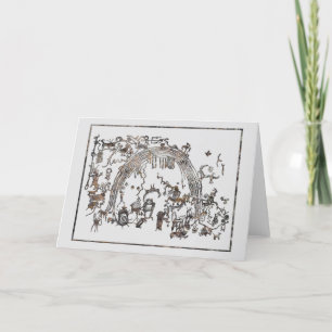 Petroglyph Panel - Rochester Creek, Utah Card