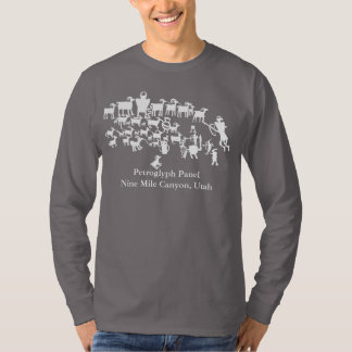Petroglyph Panel The Great Hunt T-Shirt