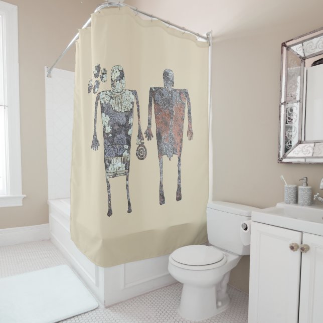 Petroglyph Shower Curtain (In Situ)