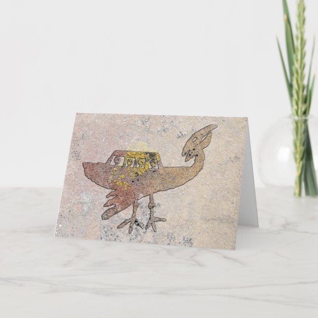 Petroglyph Unidentified Flying Object Card (Front)