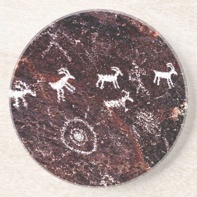 PETROGLYPHS AMERICAN SOUTHWEST, NEVADA DESERT COASTER (Front)