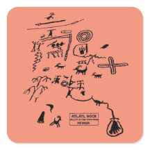 Petroglyphs at Atlatl Rock at Valley of Fire State