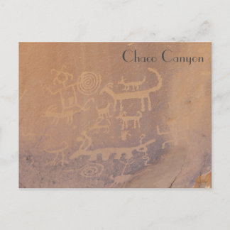 Petroglyphs - Chaco Canyon Postcard