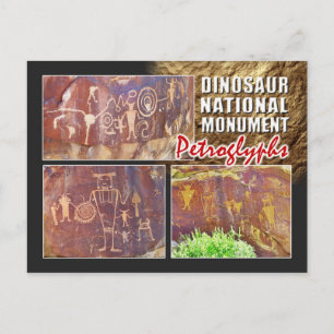 Petroglyphs, Dinosaur National Monument, Utah Postcard