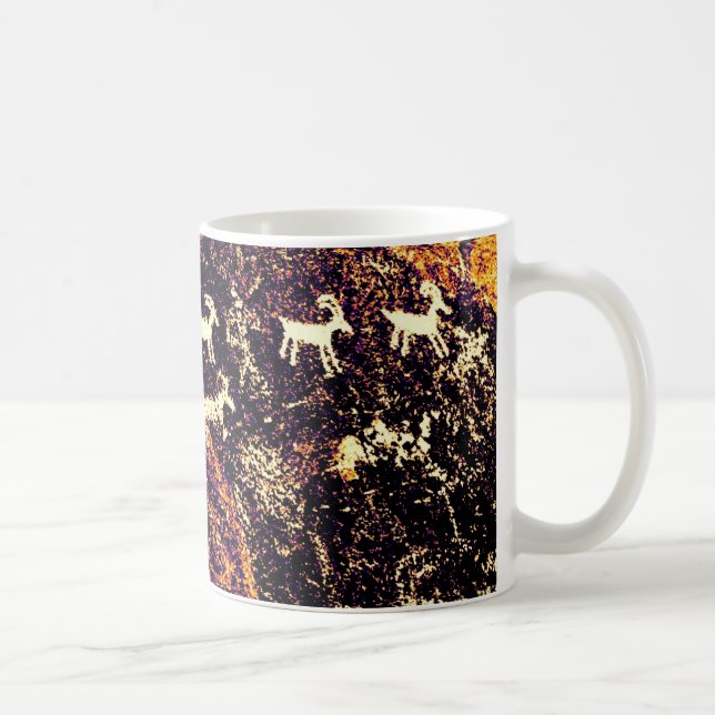 PETROGLYPHS NEVADA DESERT AMERICAN SOUTHWEST COFFEE MUG (Right)