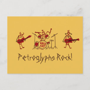 Petroglyphs Rock Band Post Card