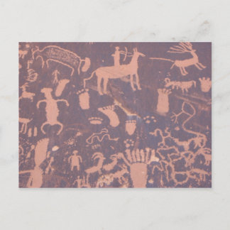 Petroglyphs Rock Postcard