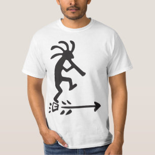 Petroglyphs Silhouette Kokopelli  T-Shirt