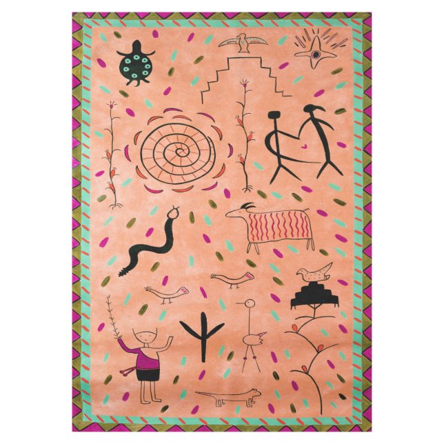 Petroglyphs Tablecloth (Front)