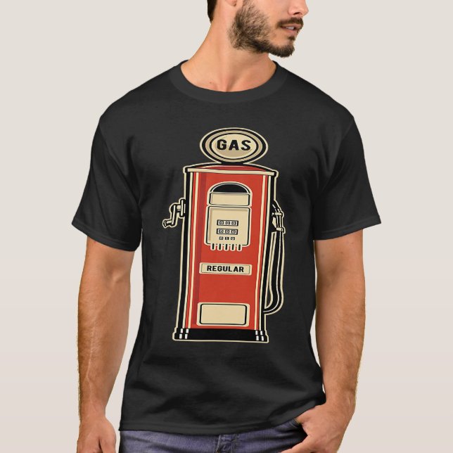 Petrol pump fuel tap T-Shirt (Front)