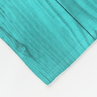 Petrol wood structure as a background texture fleece blanket