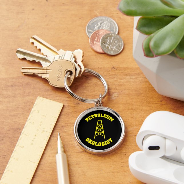 Petroleum Geologist Keychain (Desk)