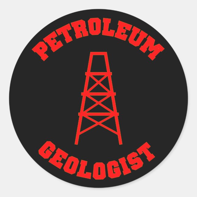 Petroleum Geologist Sticker (Front)
