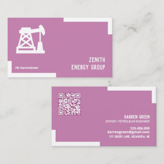 Petroleum Oil&Gas QR Business Card