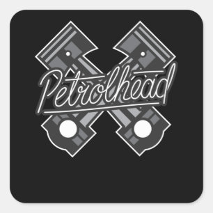 Petrolhead Car Lover & Tuner Gift Square Sticker
