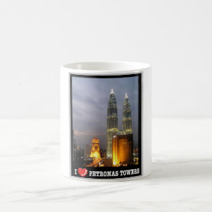 Petronas Tower - Kuala Lumpur - Malaysia - I Love Coffee Mug