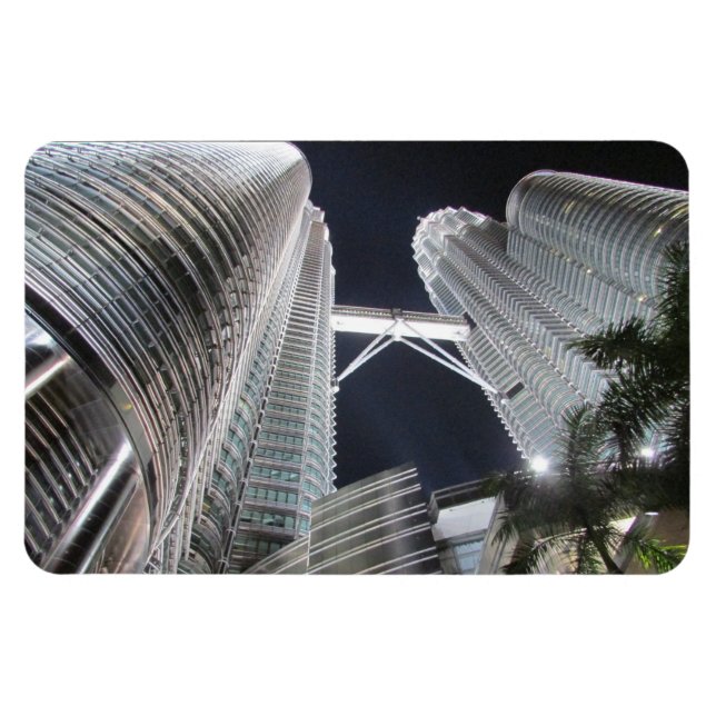 petronas towers high night magnet (Horizontal)