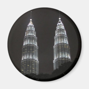 petronas towers nights magnet