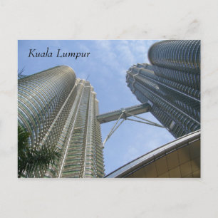 petronas towers postcard