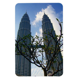 petronas towers shrub magnet