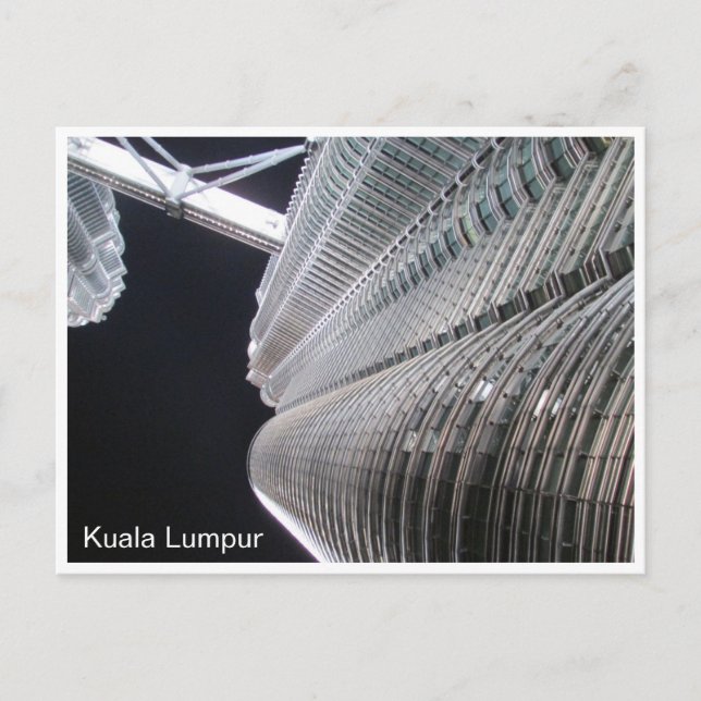 petronas towers sky high postcard (Front)