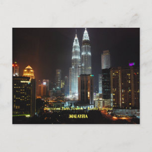 Petronas Twin Tower - Malaysia Postcard
