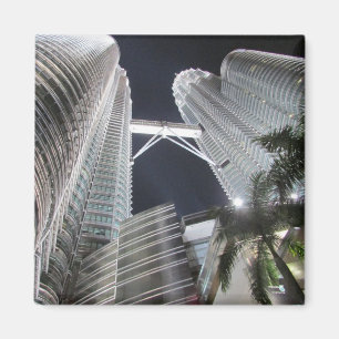 petronas twin towers up magnet