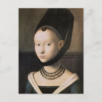 Petrus Christus portrait of a young woman