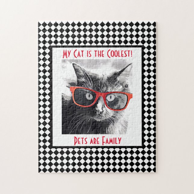 Pets are Family, Add your Pet Photo Jigsaw Puzzle (Vertical)