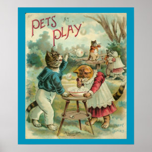Pets At Play Poster