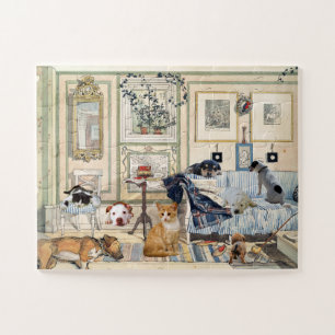 Pets' Cosy Corner Jigsaw Puzzle