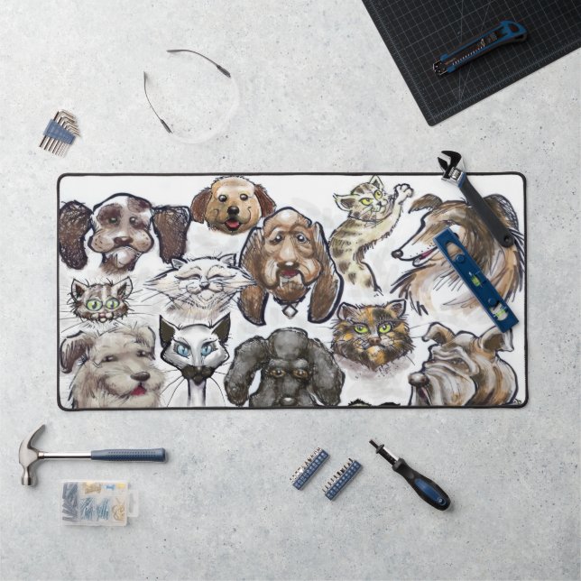 Pets Desk Mat (Workstation)