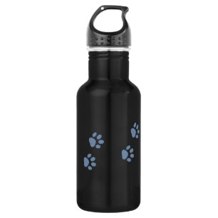 pets dog cat pawprints 532 ml water bottle