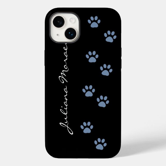 pets dog cat pawprints personalised Case-Mate iPhone case (Back)