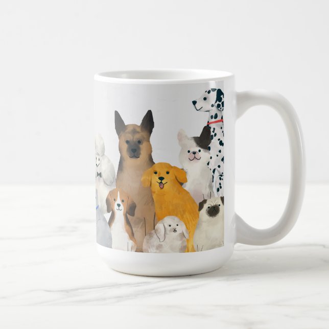 Pets, Dogs & Cats Mug (Right)