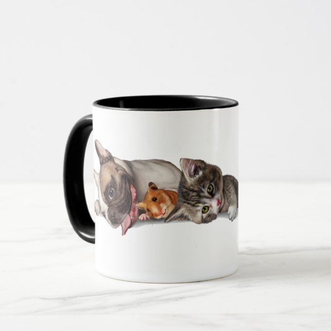 Pets Family Coffee Mugs (Front Left)