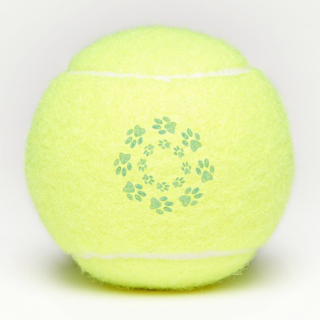 Pet's footstepsTennis Ball (Front)