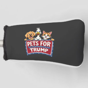 Pets For Trump Cats Maga Dogs Election Golf Head Cover